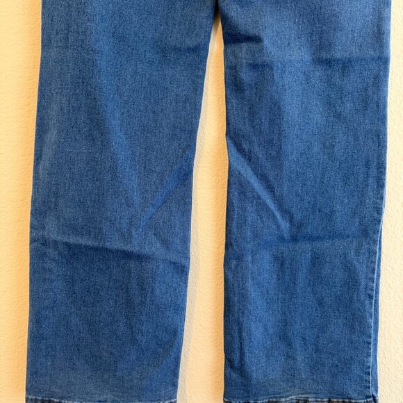 VIP Stretchy Women's Junior Straight Leg Jeans, Blue, Size 11/30 - Picture 2 of 7